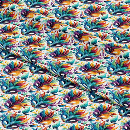 French Quarter Mardi Gras Pattern 8 Quilting Cotton Fabric