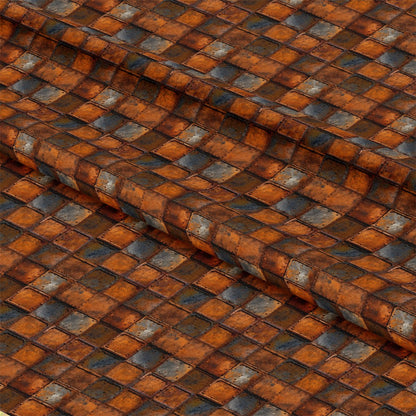 Rusted Iron Metal Textures Pattern 4 Quilting Cotton Fabric