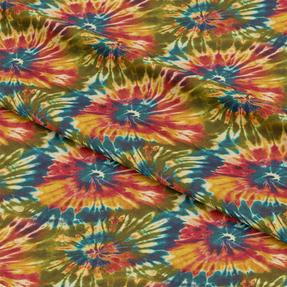 Retro Tie Dye Pattern 3 Quilting Cotton Fabric