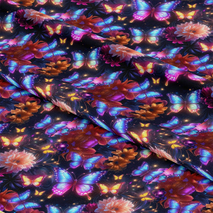 Fantasy Butterflies Pattern 5 Quilting Cotton Fabric