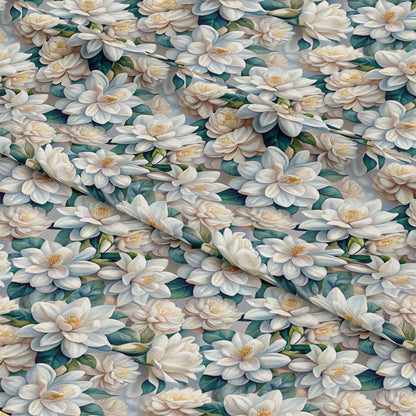 Realistic Flowers Pattern 22 Quilting Cotton Fabric