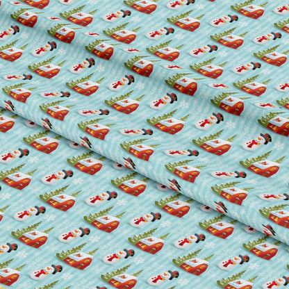 Christmas Love Pattern 1 Quilting Cotton Fabric