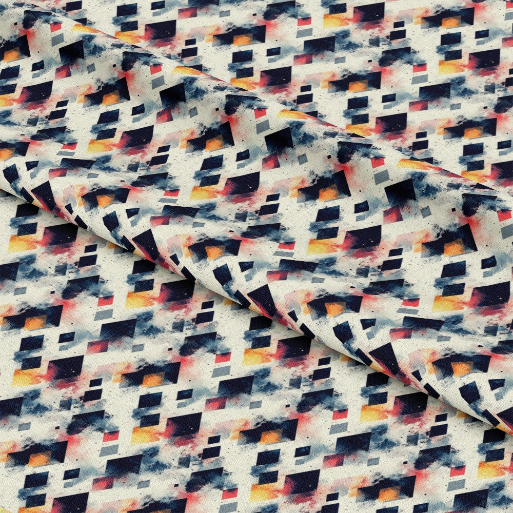 Mid Century Mod Geometric Pattern 3 Quilting Cotton Fabric