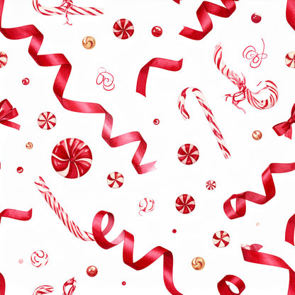 Peppermint Spice Christmas Fat Quarter Bundle