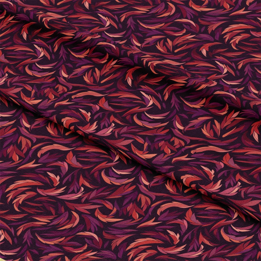 Burgundy Abstract Pattern 15 Quilting Cotton Fabric