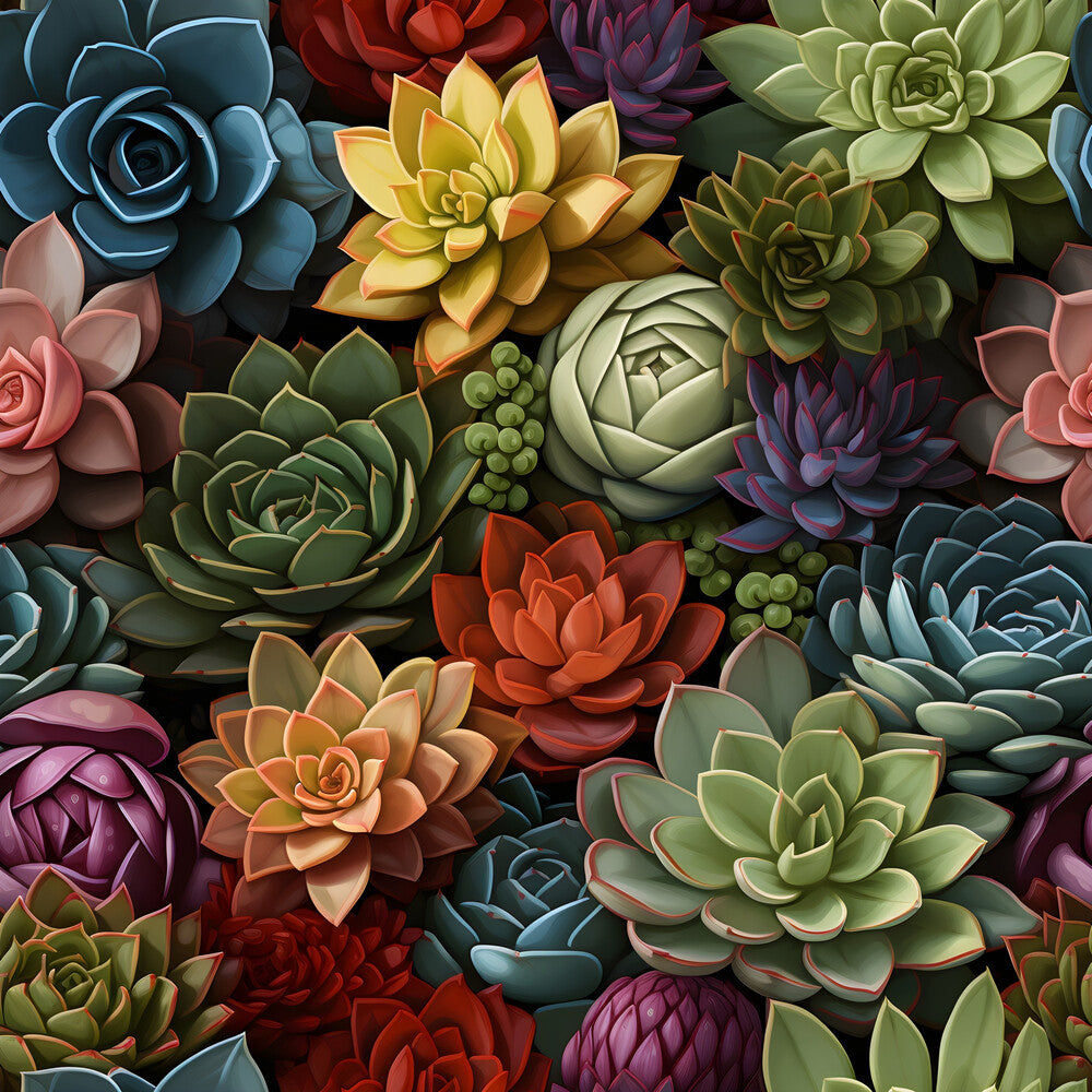 bundle of succulents Succulents Fat Quarter Bundle