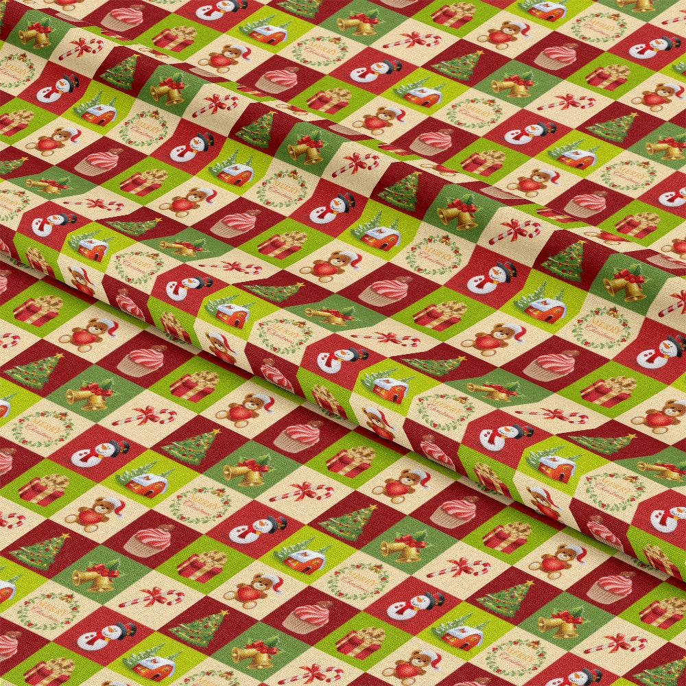 Christmas Love Pattern 5 Quilting Cotton Fabric