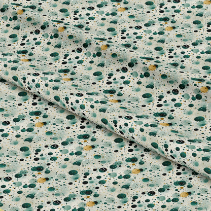 Green Confetti Pattern 6 Quilting Cotton Fabric