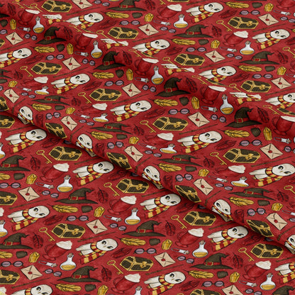 Wizard Magic School Pattern 18 Quilting Cotton Fabric