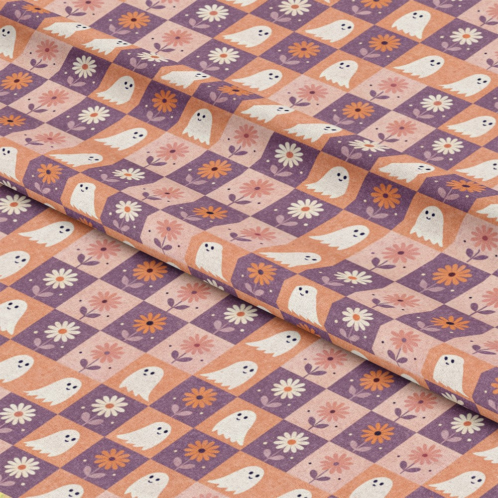Retro Halloween Pattern 21 Quilting Cotton Fabric