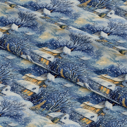 Winter Under the Dawn Pattern 22 Quilting Cotton Fabric