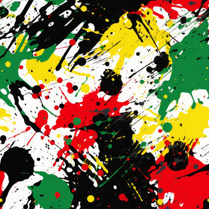 Juneteenth Paint Splatter Fat Quarter Bundle
