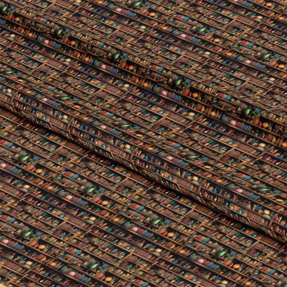- Bookshelf Pattern 1 Quilting Cotton Fabric  
- quilting  
- cotton  
- fabric  
- literary  
- books  
- shelves  
- brown  
- tan  
- green  
- orange  
- vintage  
- textured  
- crafted  
- creative  
- cozy