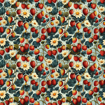 Vintage Strawberries Fat Quarter Bundle