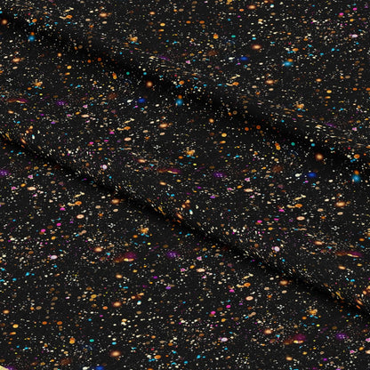 Glitter Paint Splatter Pattern 12 Quilting Cotton Fabric