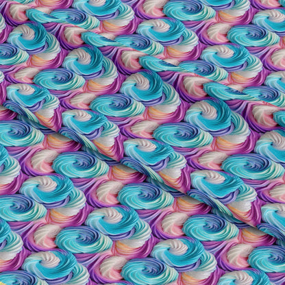 Yummy Frosting Pattern 3 Quilting Cotton Fabric