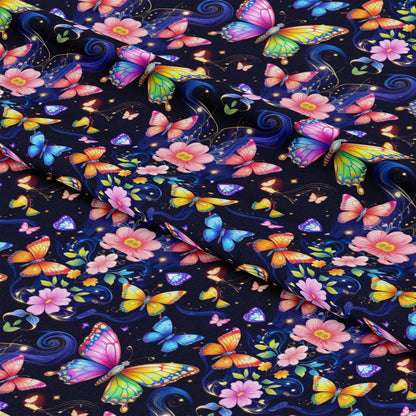 Fantasy Butterflies Pattern 22 Quilting Cotton Fabric