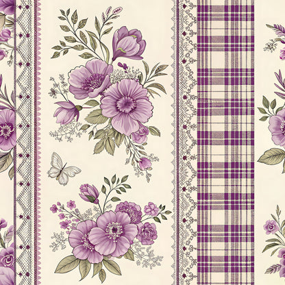 Lavender Cottage Floral Fat Quarter Bundle