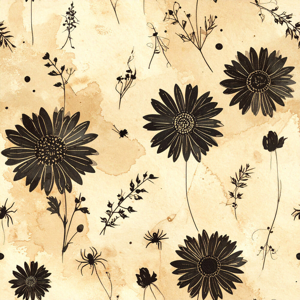 Vintage Black Spider Fat Quarter Bundle