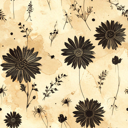 Vintage Black Spider Fat Quarter Bundle
