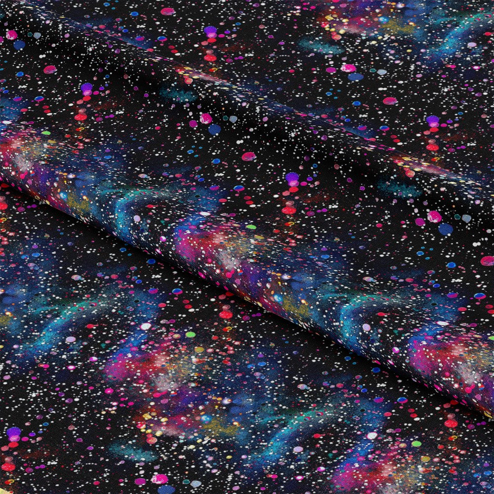 Glitter Paint Splatter Pattern 6 Quilting Cotton Fabric