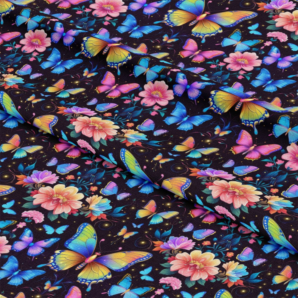 Fantasy Butterflies Pattern 23 Quilting Cotton Fabric