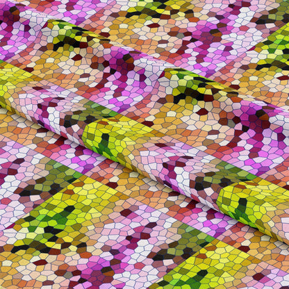 Mosaic Love Pattern 1 Quilting Cotton Fabric