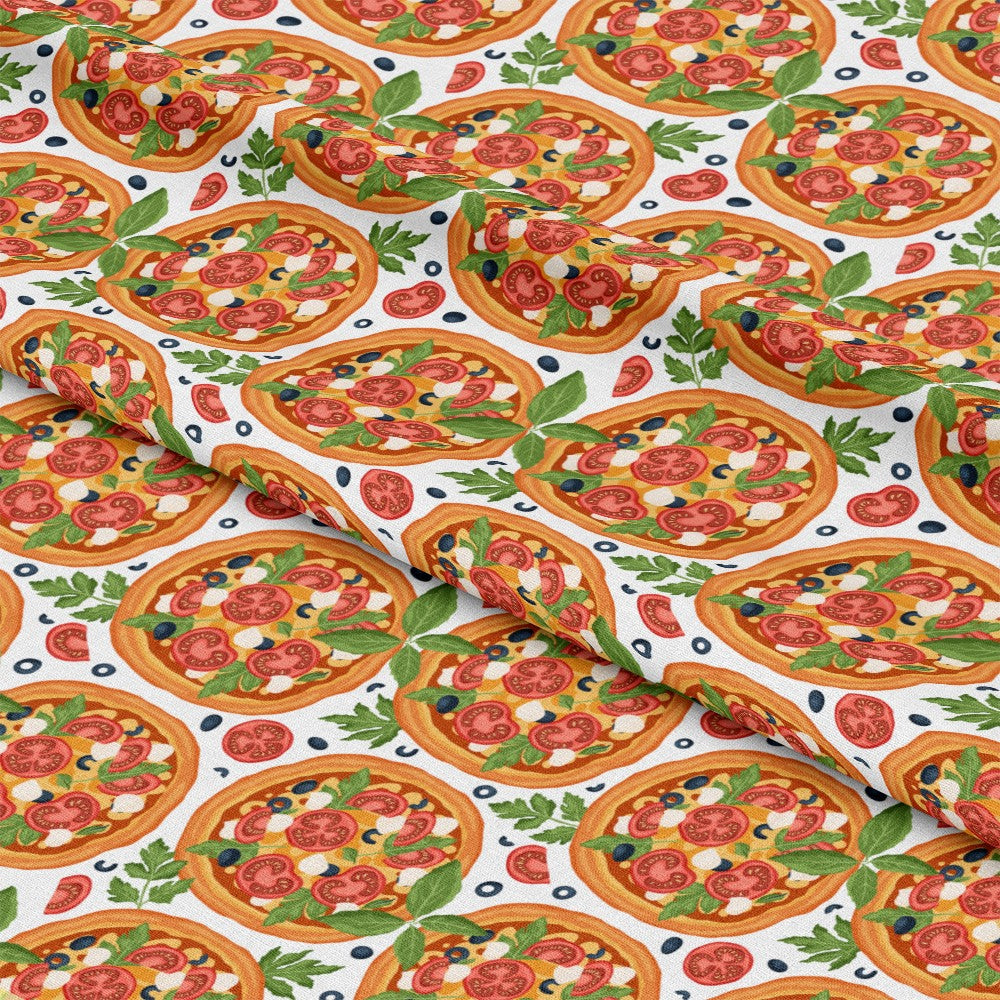 Pizza Pattern 2 Quilting Cotton Fabric
