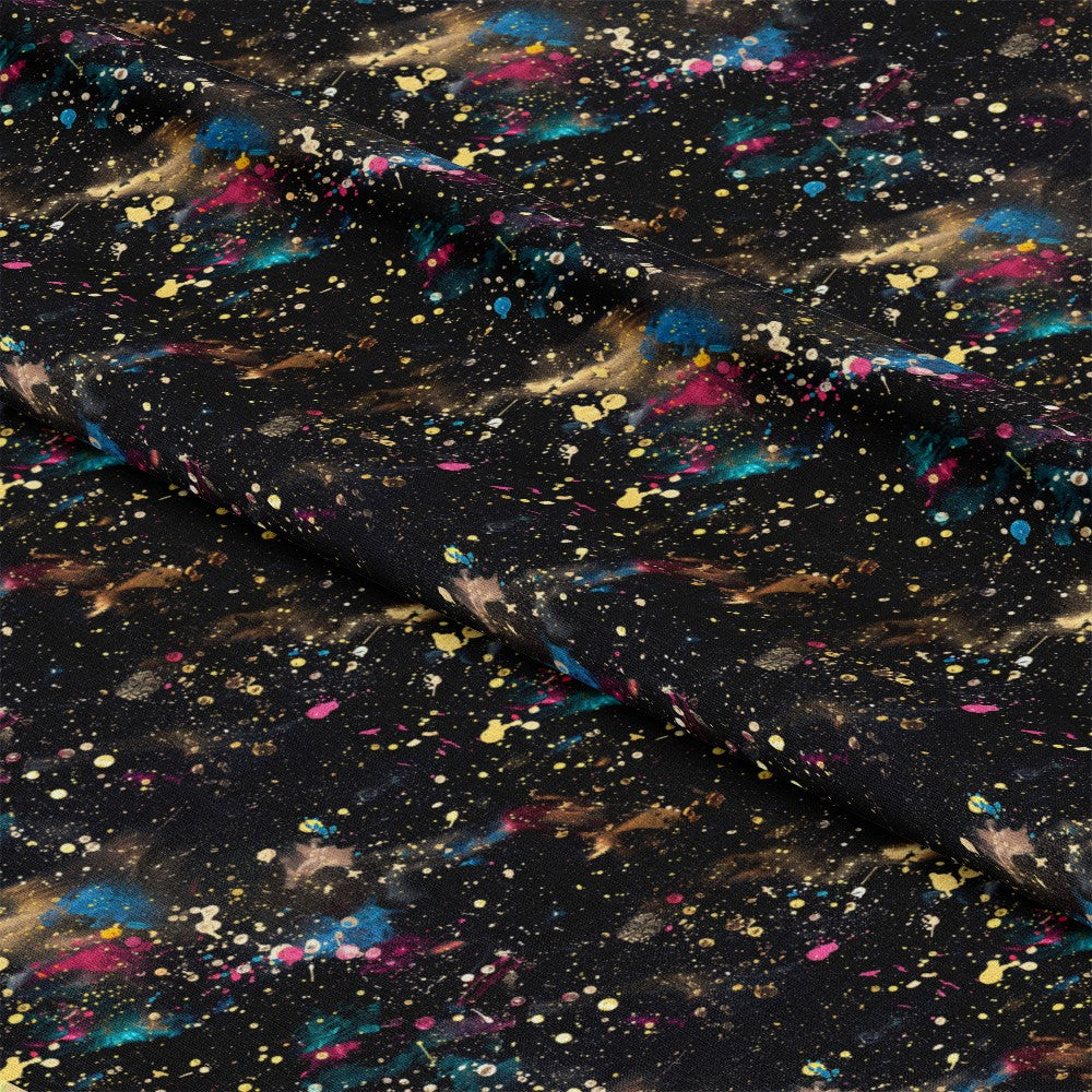 Glitter Paint Splatter Pattern 9 Quilting Cotton Fabric