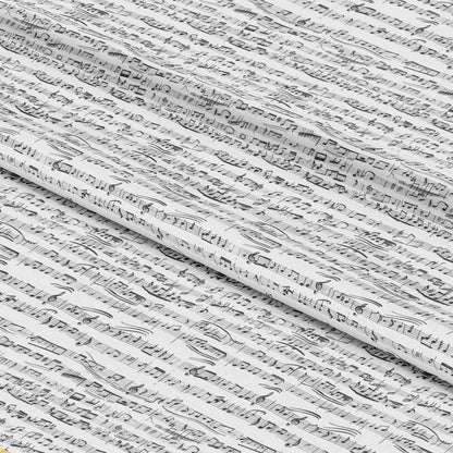 Handwritten Music Pattern 10 Quilting Cotton Fabric