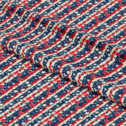 Independence Day Pattern 4 Quilting Cotton Fabric