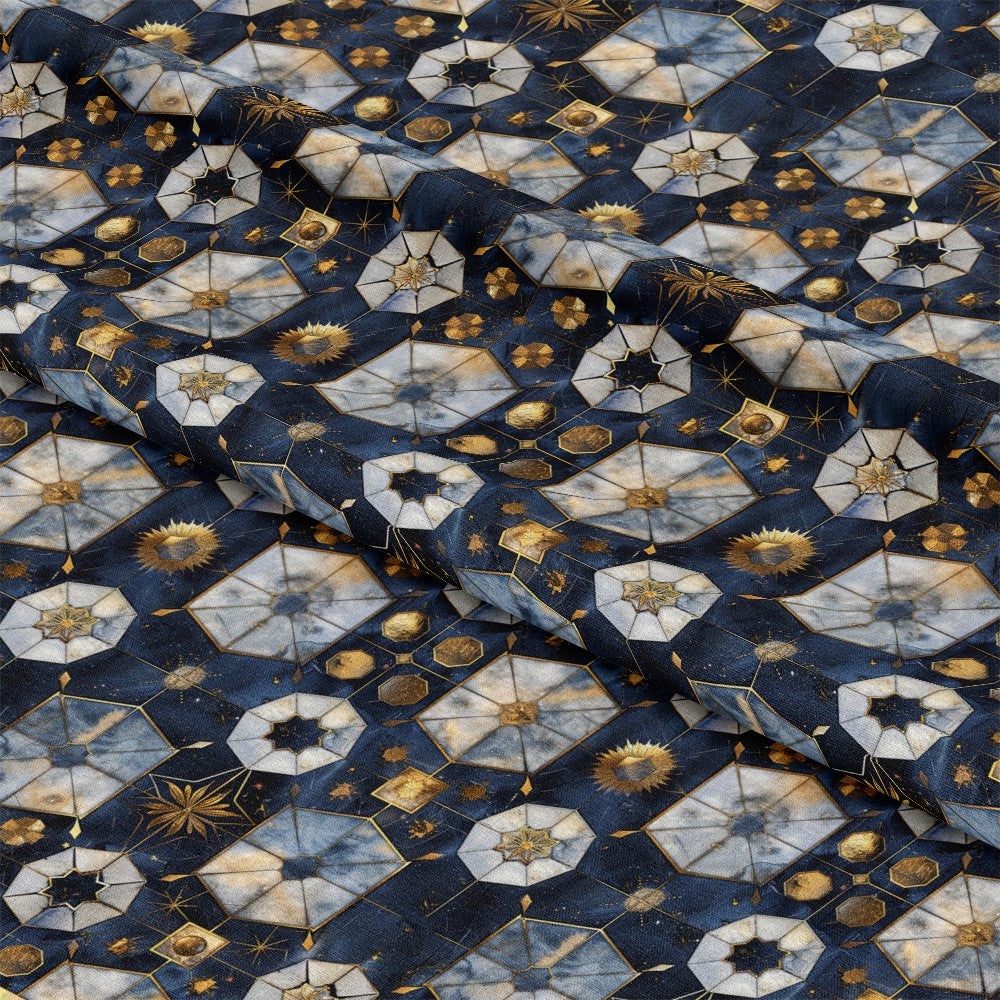 Baroque Celestial Pattern 8 Quilting Cotton Fabric