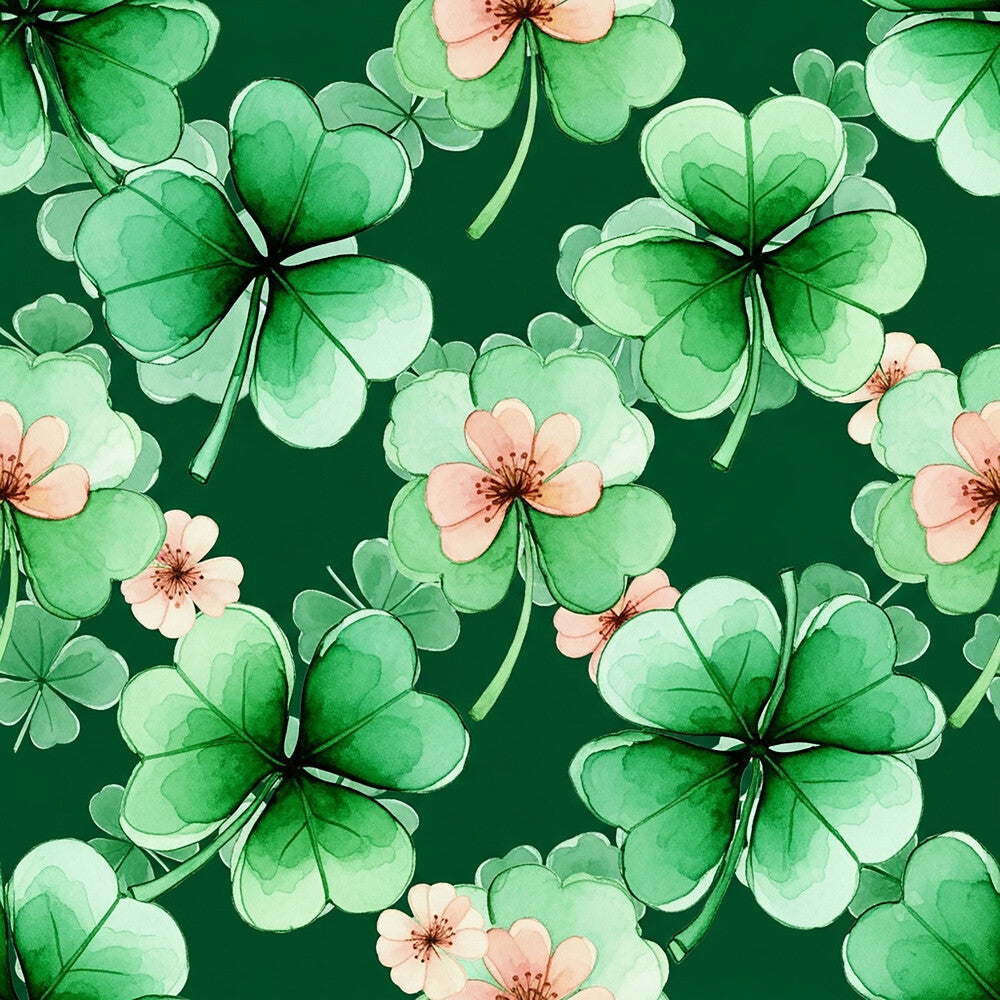 Alcohol Ink Shamrock Fat Quarter Bundle