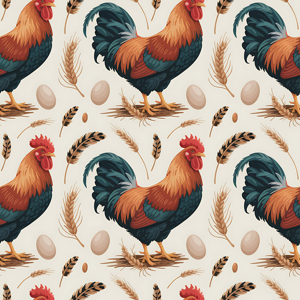 Chickens and Eggs Fat Quarter Bundle