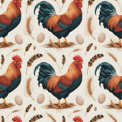 Chickens and Eggs Fat Quarter Bundle