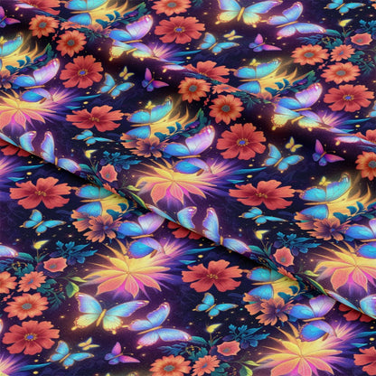 Fantasy Butterflies Pattern 27 Quilting Cotton Fabric