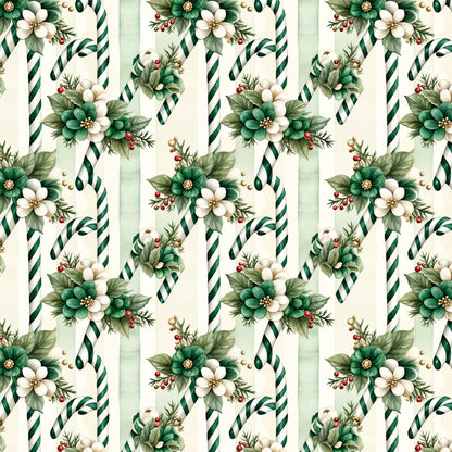 Vintage Emerald Christmas Fat Quarter Bundle