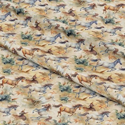 Wild Horses Pattern 6 Quilting Cotton Fabric
