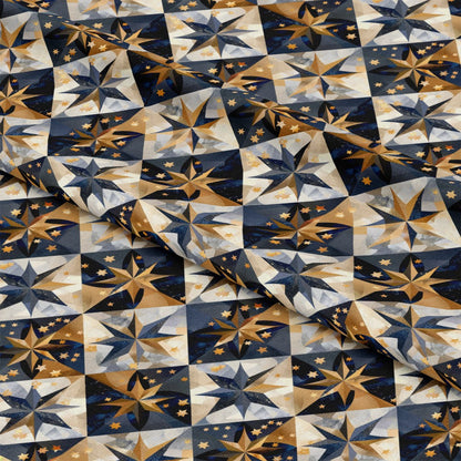 Baroque Celestial Pattern 10 Quilting Cotton Fabric