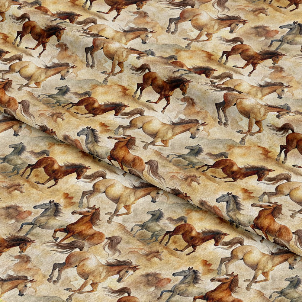 Wild Horses Pattern 28 Quilting Cotton Fabric