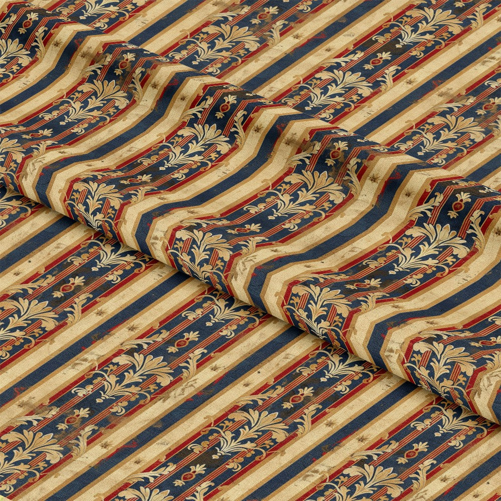 Medieval French Pattern 4 Quilting Cotton Fabric