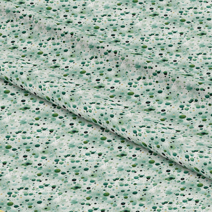 Green Confetti Pattern 11 Quilting Cotton Fabric