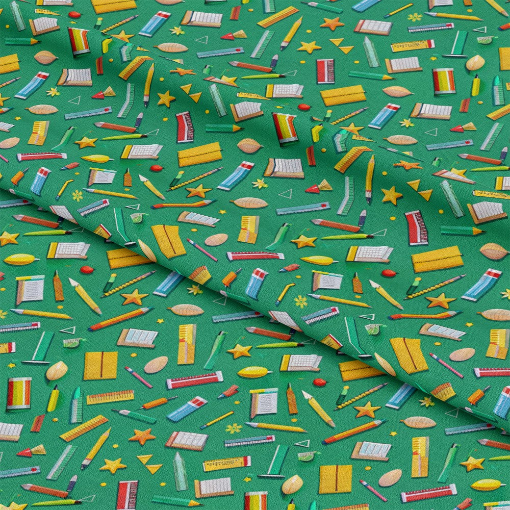 Back to School Pattern 4 Quilting Cotton Fabric