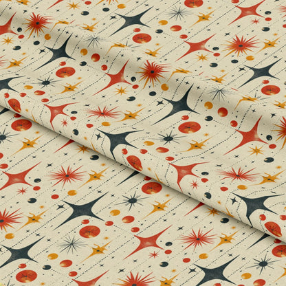 Retro Starburst Pattern 4 Quilting Cotton Fabric