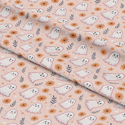 Retro Halloween Pattern 2 Quilting Cotton Fabric