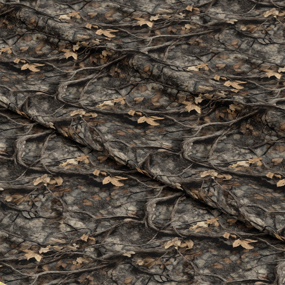 Realistic Hunting Camo Pattern 18 Quilting Cotton Fabric