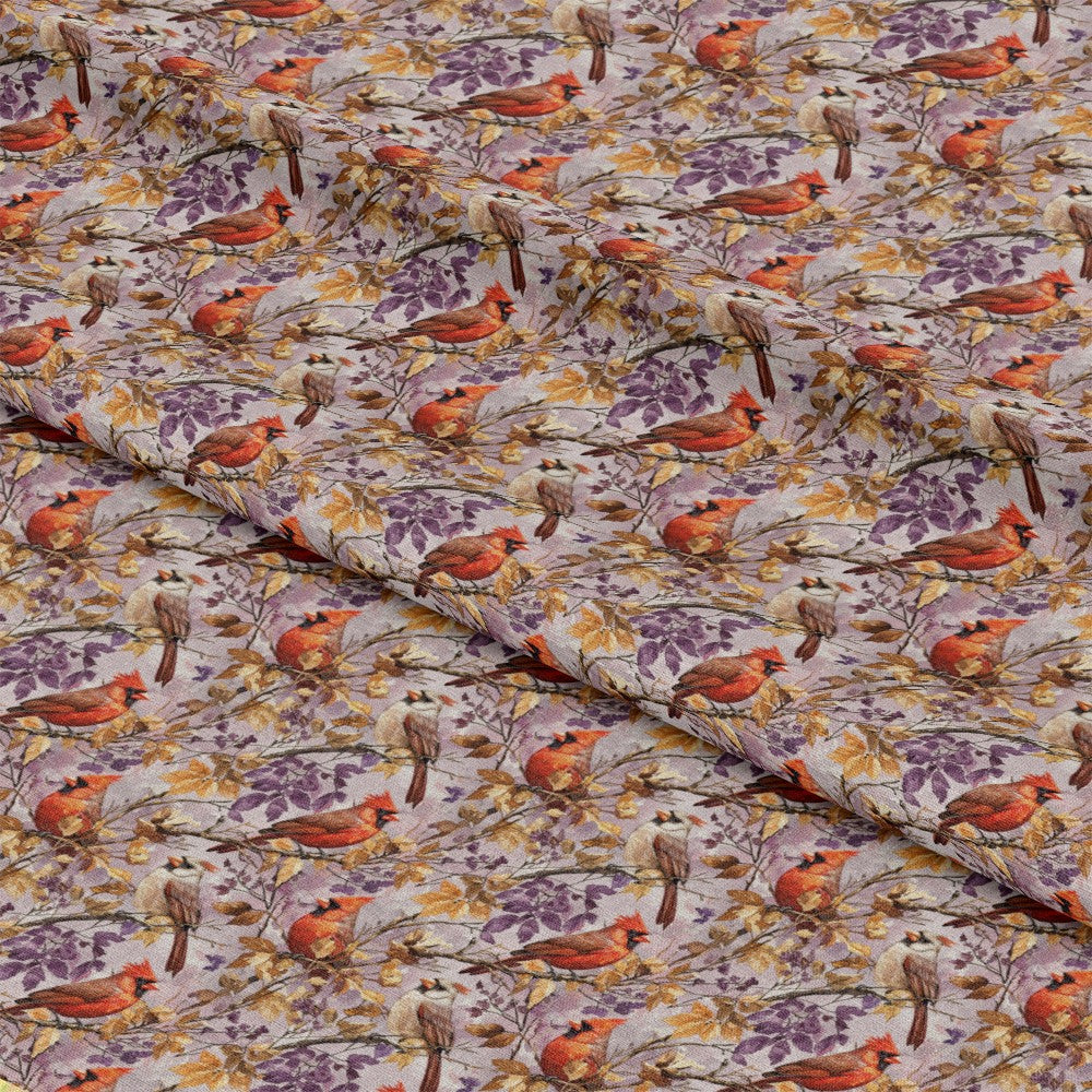 Red Cardinals Pattern 10 Quilting Cotton Fabric