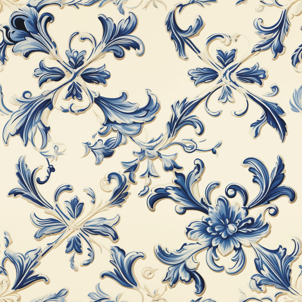 Vintage Delft Blue Fat Quarter Bundle