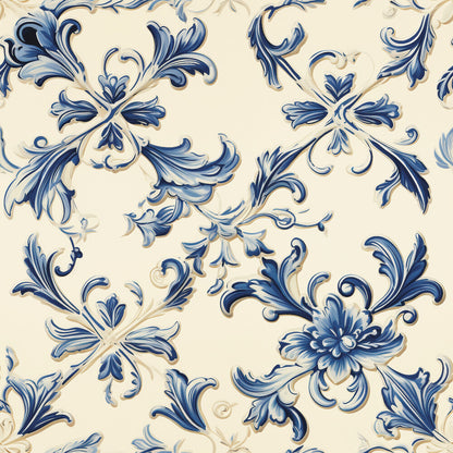 Vintage Delft Blue Fat Quarter Bundle