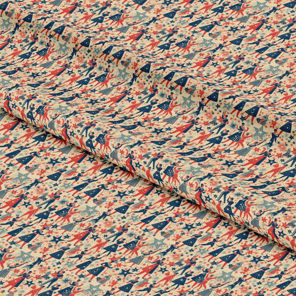 Americana Chronicles Pattern 4 Quilting Cotton Fabric